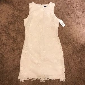 Bright white summer dress
